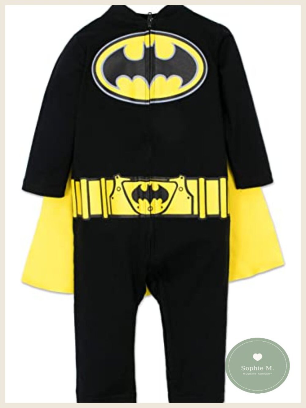 Justice League Cosplay One Piece Coverall with Detachable Cape Baby Boys Costume